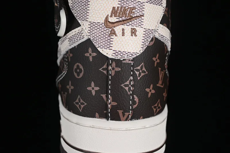 All categories Nk Air Force 1 Air Force series Nk Air Force 1 Mid Air Force mid-top Nk Air Force 1'07 Mid LV joint-classic brown print Air Force 1 mid-top casual sneakers DV0688-200